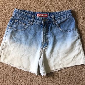 High waisted Ombré Shorts